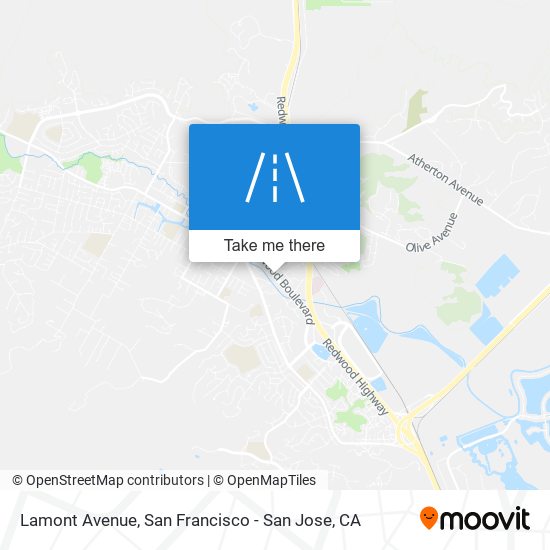 Lamont Avenue map