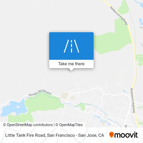 Little Tank Fire Road map