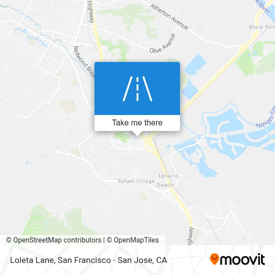 Loleta Lane map