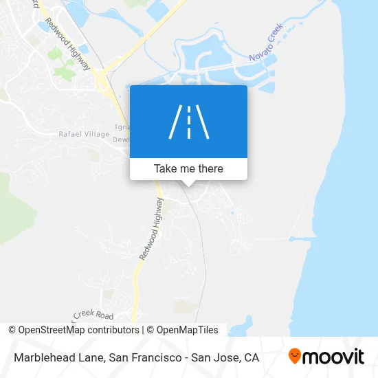 Marblehead Lane map