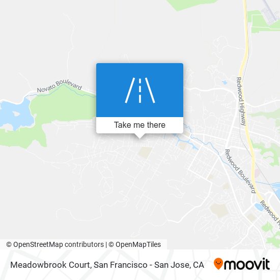 Meadowbrook Court map