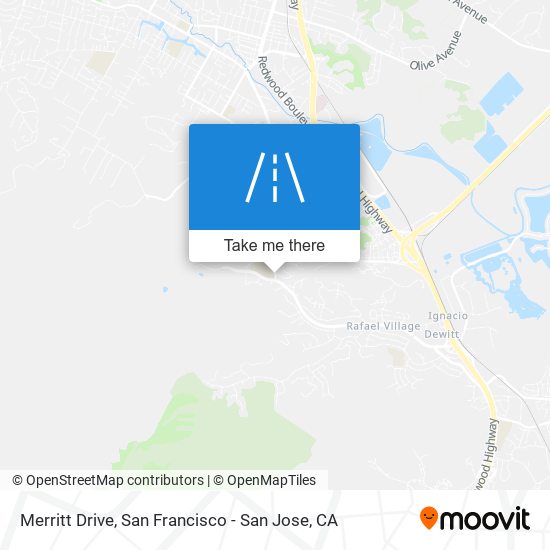 Merritt Drive map