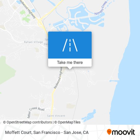 Moffett Court map