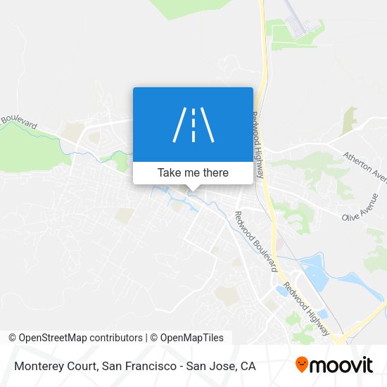 Mapa de Monterey Court