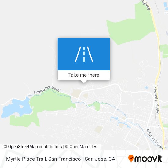 Mapa de Myrtle Place Trail