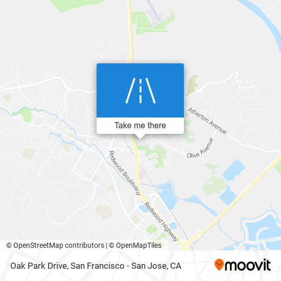 Mapa de Oak Park Drive