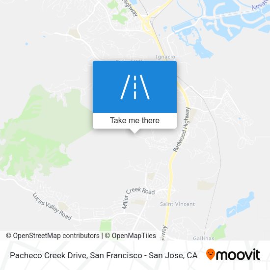 Pacheco Creek Drive map
