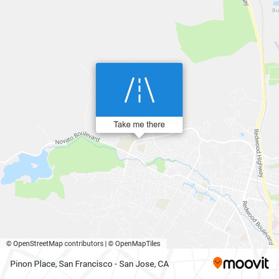 Pinon Place map