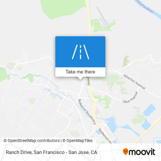 Ranch Drive map