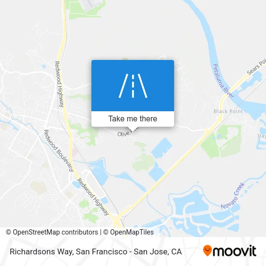 Richardsons Way map