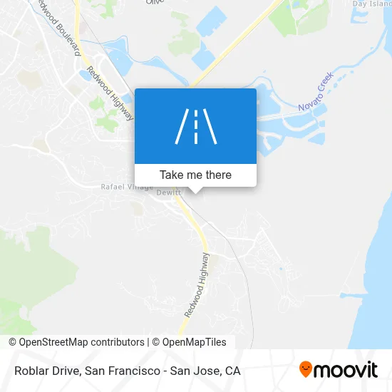 Roblar Drive map