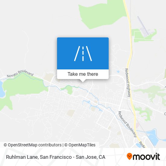 Ruhlman Lane map