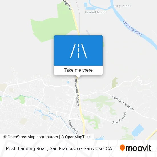 Rush Landing Road map
