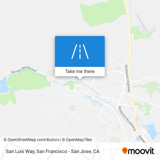 San Luis Way map