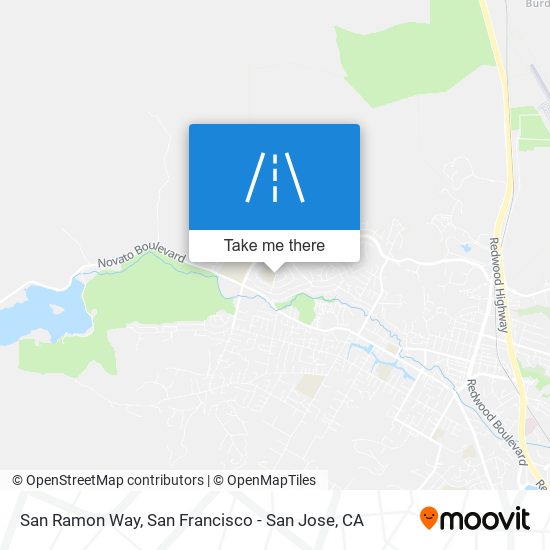 San Ramon Way map