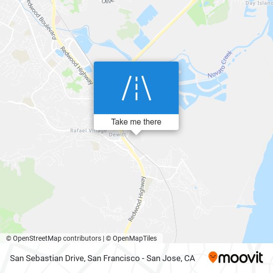 San Sebastian Drive map