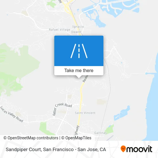 Sandpiper Court map