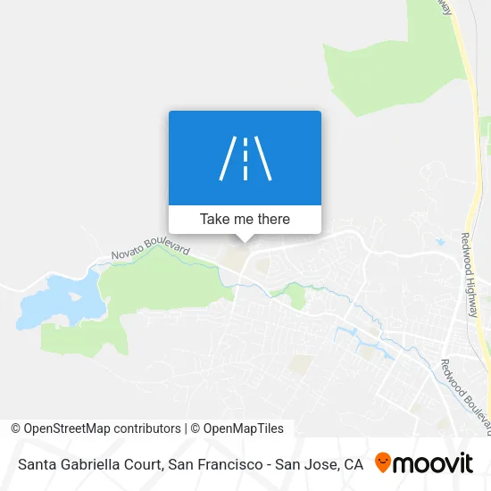 Santa Gabriella Court map