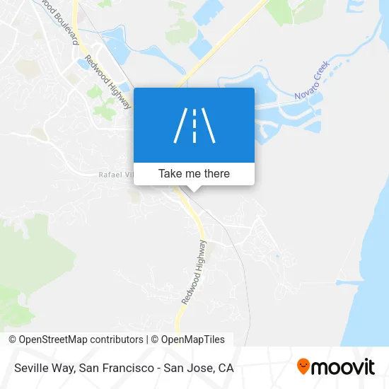 Seville Way map