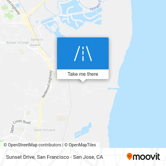 Sunset Drive map