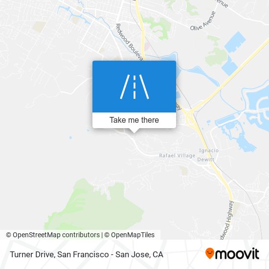 Turner Drive map