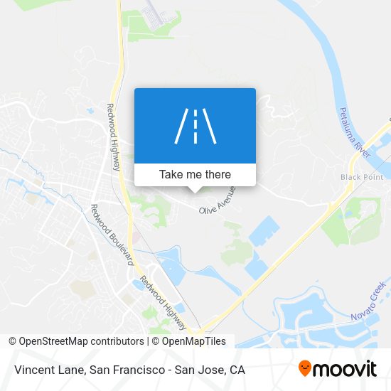 Mapa de Vincent Lane