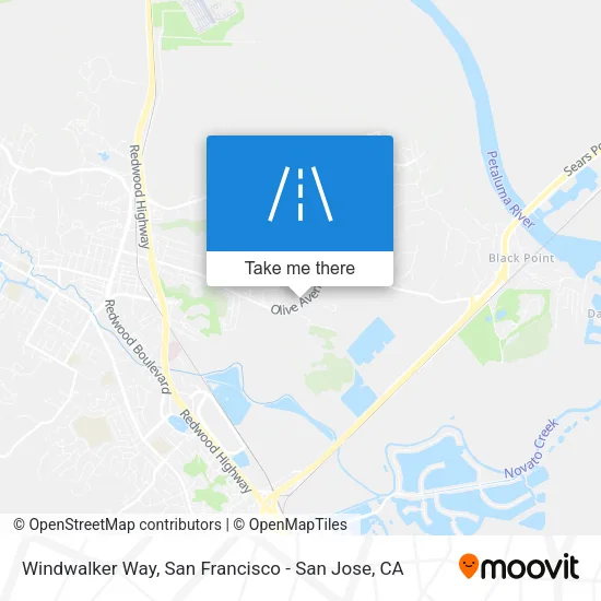 Windwalker Way map