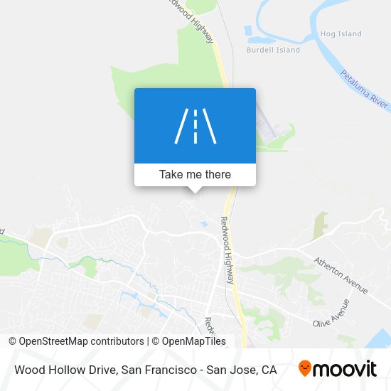 Mapa de Wood Hollow Drive