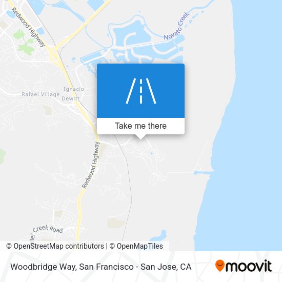 Mapa de Woodbridge Way