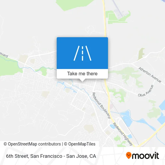 6th Street map
