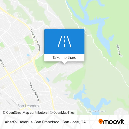 Aberfoil Avenue map