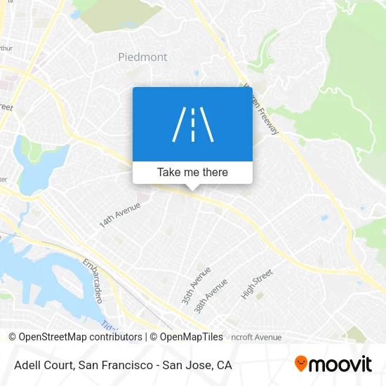 Adell Court map