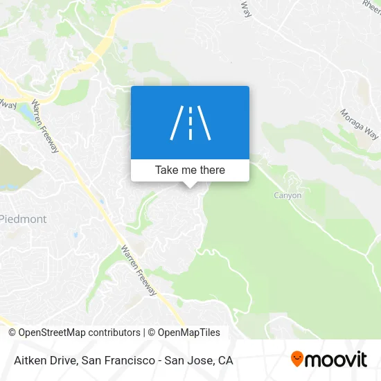 Aitken Drive map