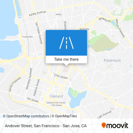 Mapa de Andover Street