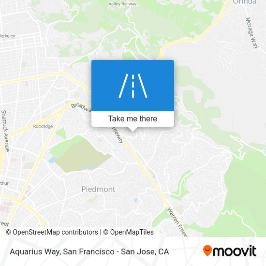 Mapa de Aquarius Way
