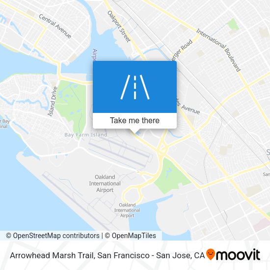 Mapa de Arrowhead Marsh Trail
