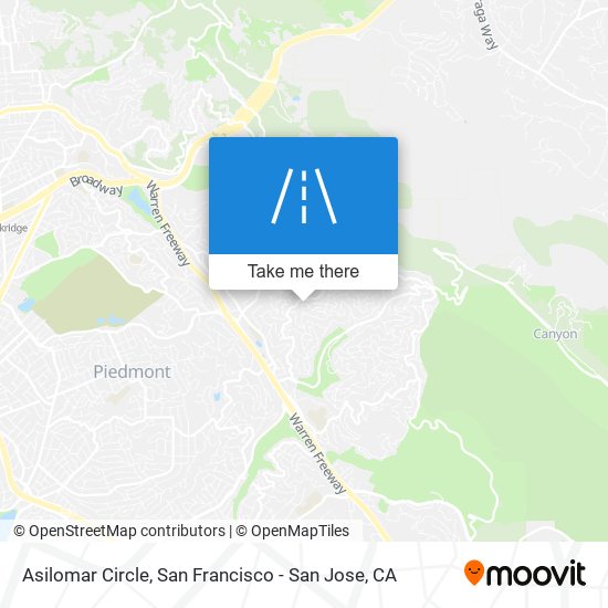 Asilomar Circle map