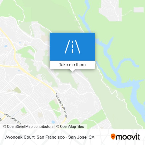 Mapa de Avonoak Court