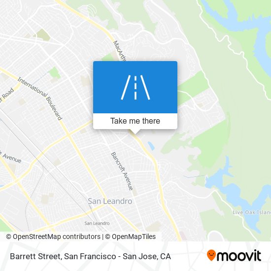 Barrett Street map