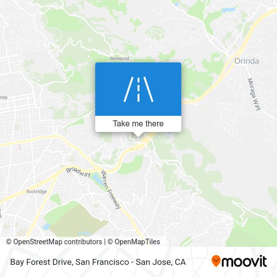 Bay Forest Drive map