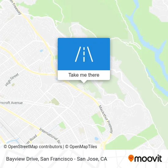 Bayview Drive map