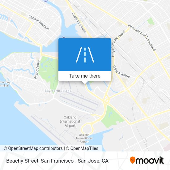 Mapa de Beachy Street
