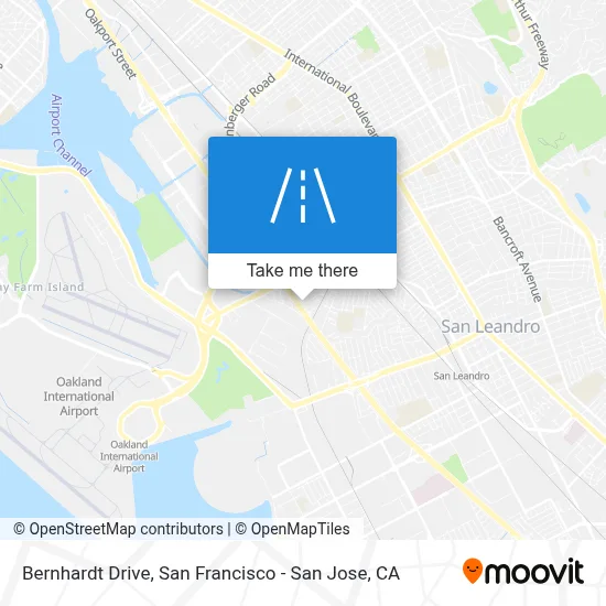 Bernhardt Drive map