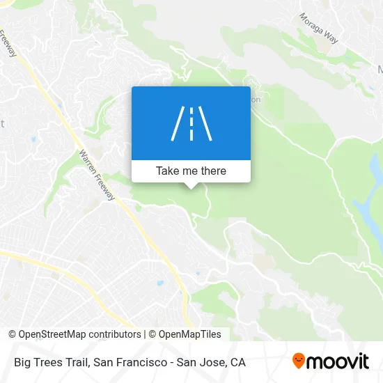 Big Trees Trail map
