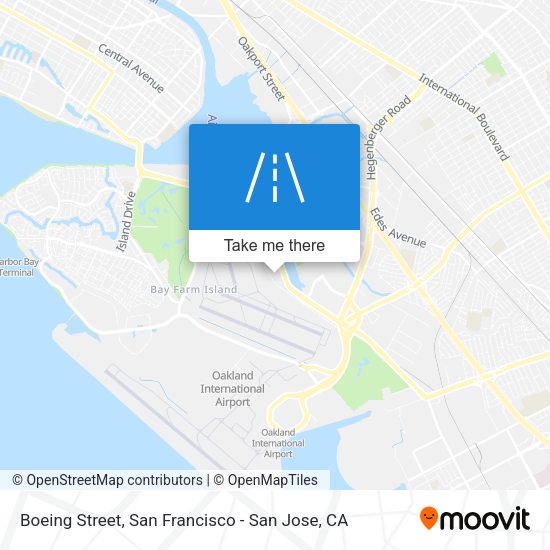 Mapa de Boeing Street