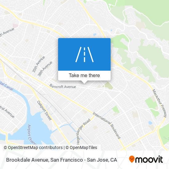 Brookdale Avenue map