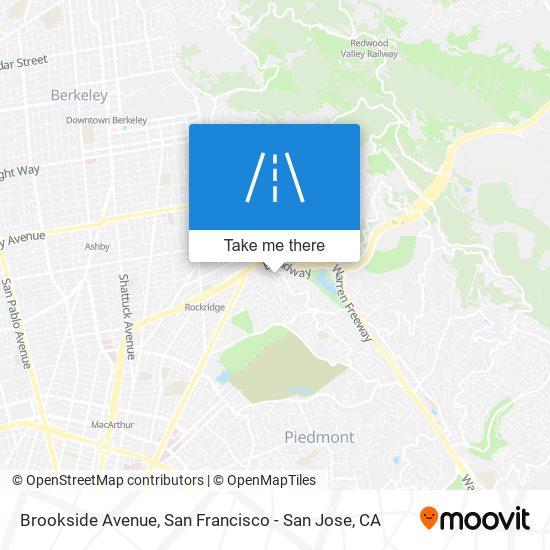 Mapa de Brookside Avenue