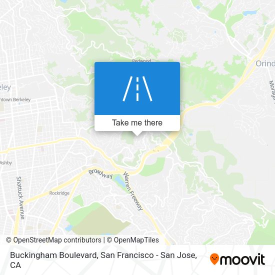 Buckingham Boulevard map