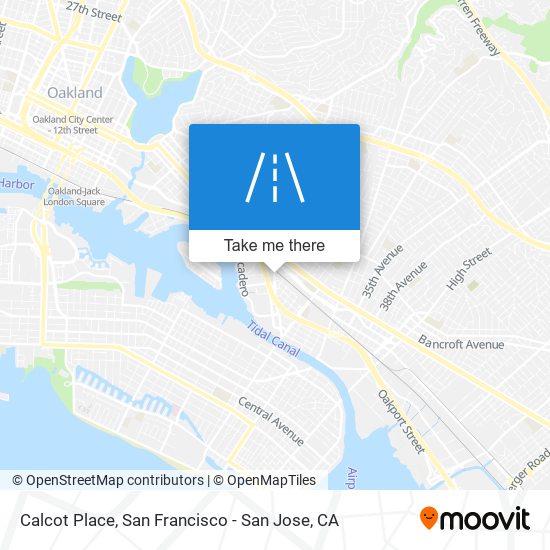 Calcot Place map