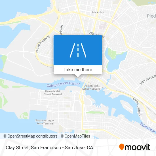 Clay Street map